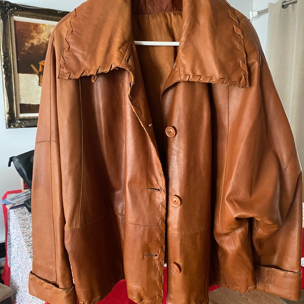 Lamb leather Jacket